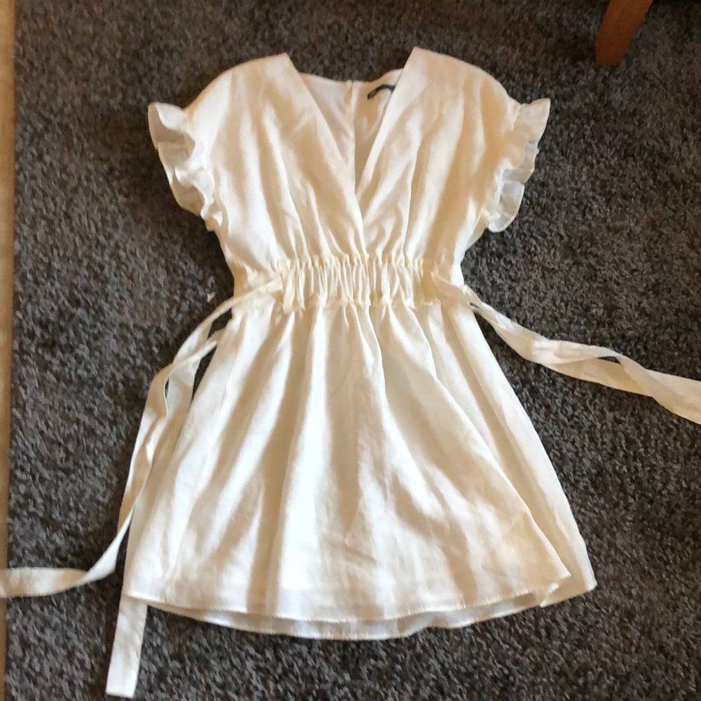 Zara White Dress